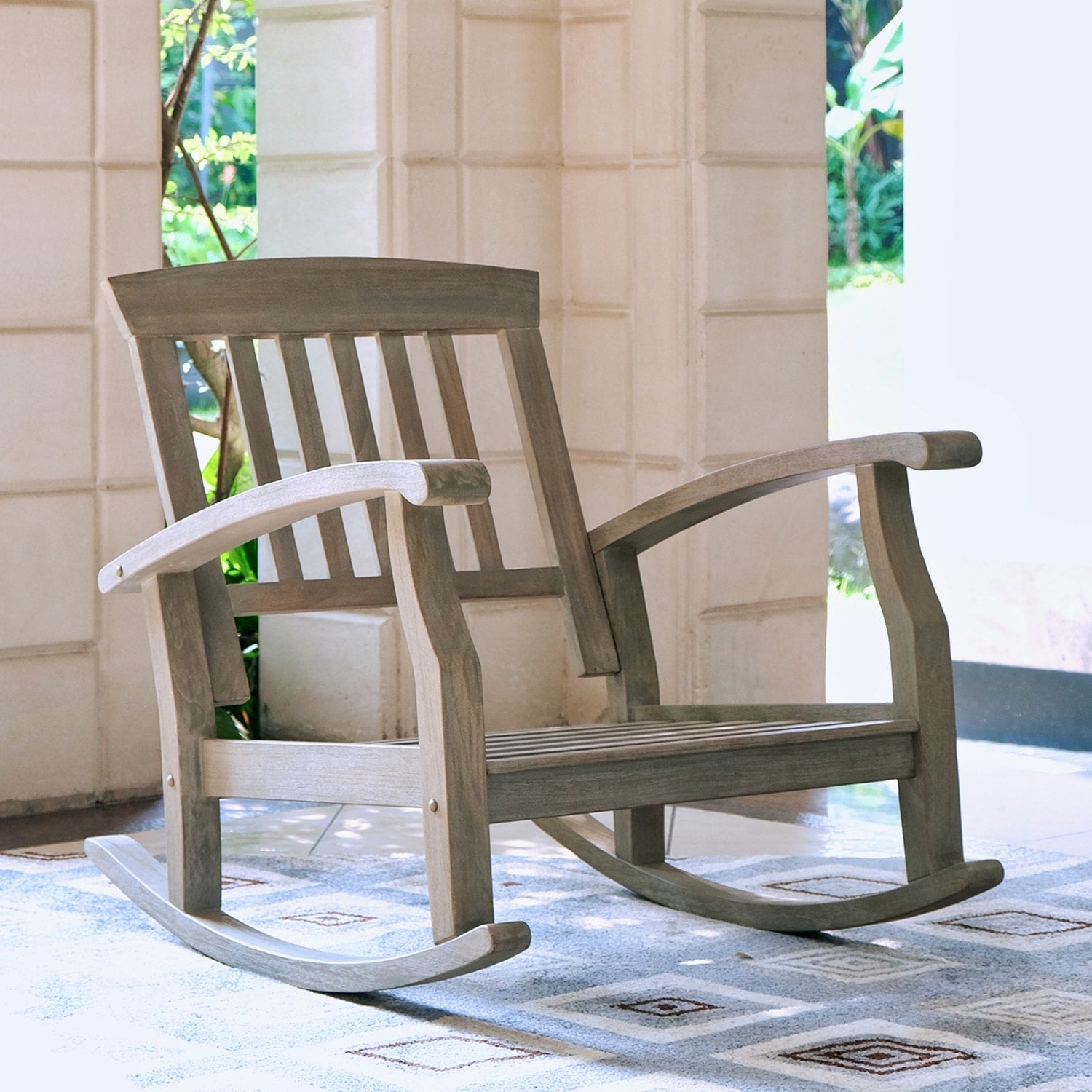 Ensemble de salon de jardin Cambridge Casual Leon 3 pièces en teck avec coussin
