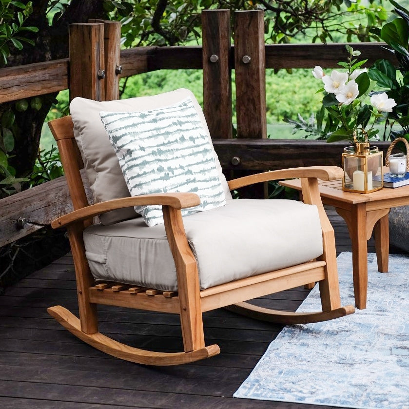 Ensemble de conversation de patio Cambridge Casual Leon 5 pièces en bois de teck