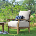 Ensemble de conversation de patio Cambridge Casual Leon 5 pièces en bois de teck