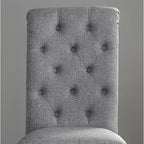 Chaise de salle à manger capitonnée en bois massif Leviton de Roundhill Furniture (lot de 2)