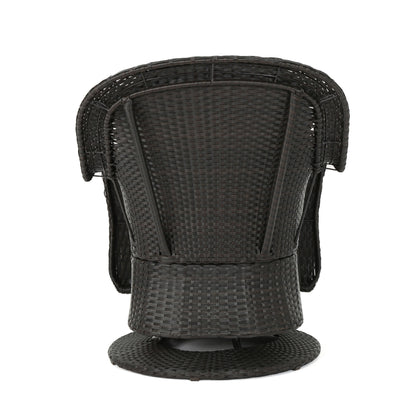 Fauteuil club d'extérieur en osier Liam (lot de 2) par Christopher Knight Home