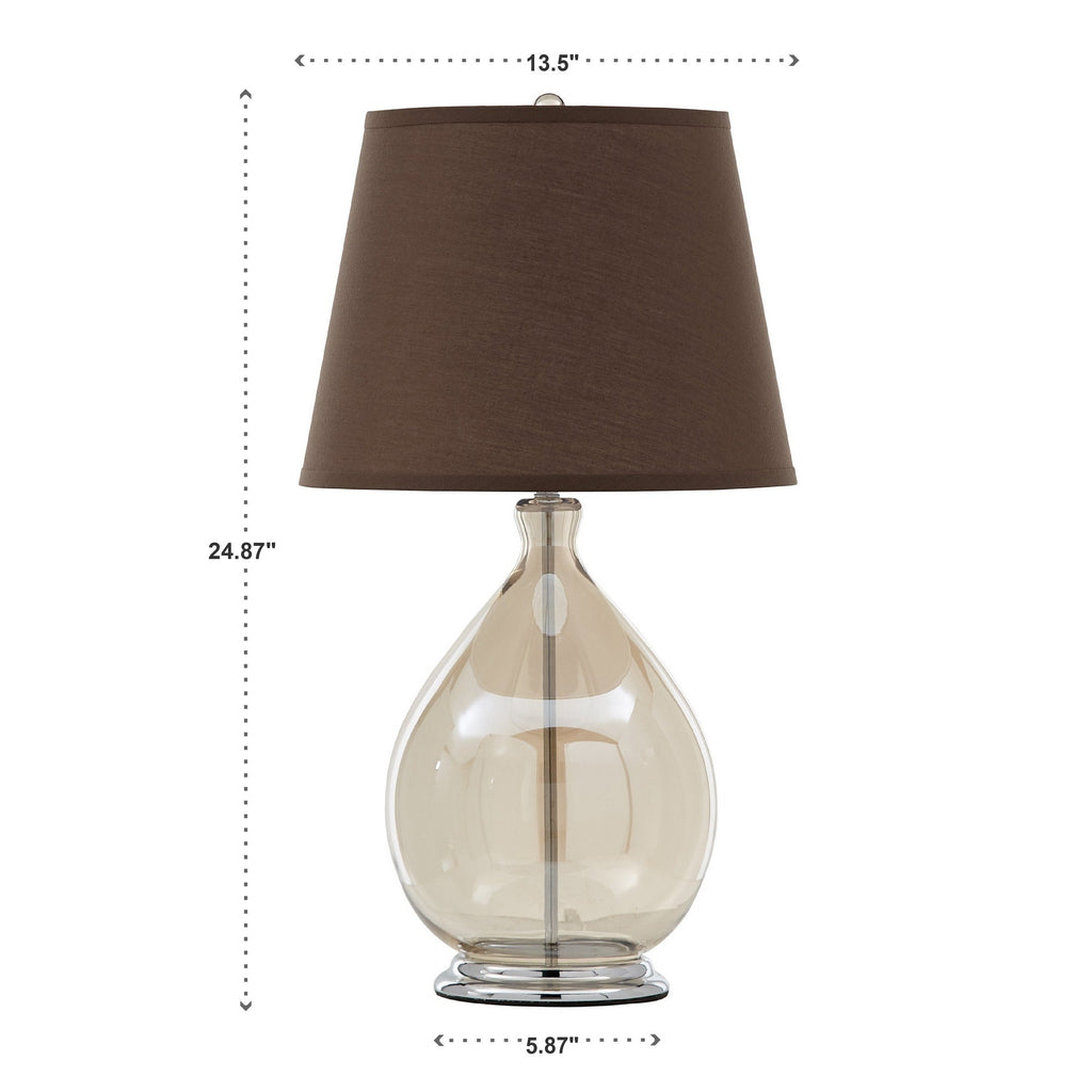 Lampe de table en verre Liezen par iNSPIRE Q Modern