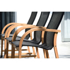 Ensemble de salle à manger de luxe LifestyleGarden 9 pièces en teck pour patio extérieur