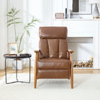 Chaise longue réglable marron clair 26,38