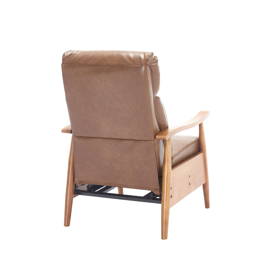 Chaise longue réglable marron clair 26,38