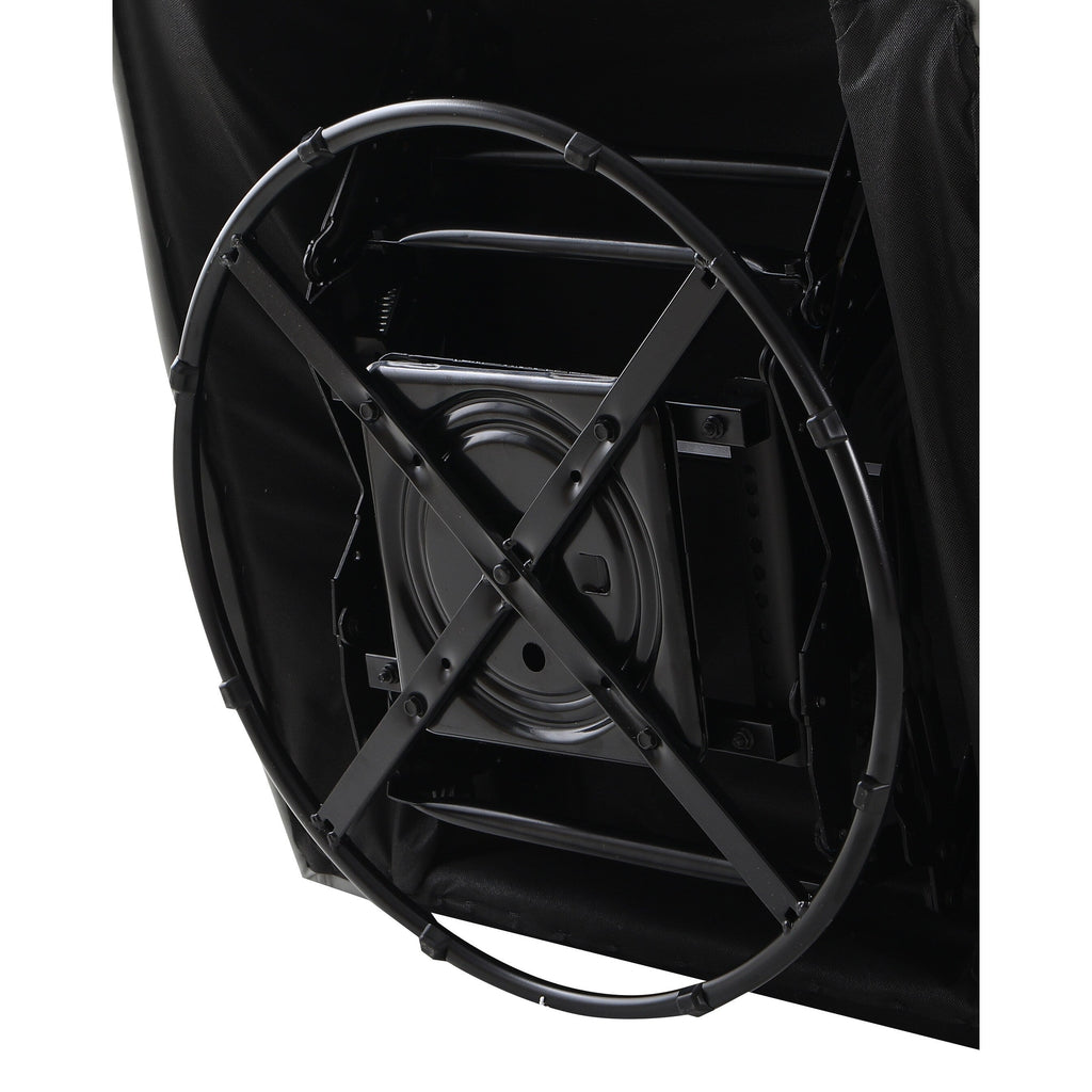 Fauteuil inclinable manuel pivotant à 360° en cuir synthétique gris clair avec protection anti-salissure pour les pieds et tissu résistant aux rayures des chats