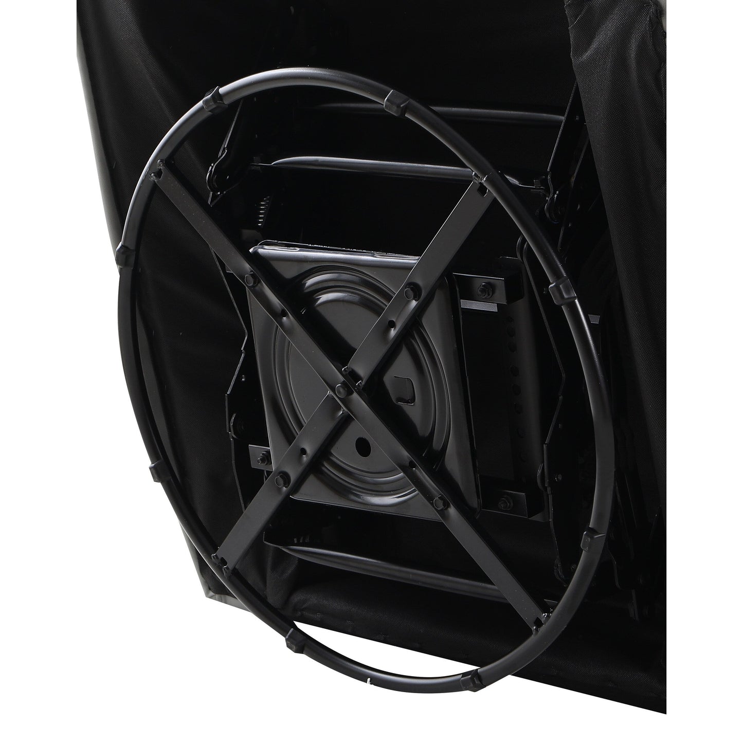 Fauteuil inclinable manuel pivotant à 360° en cuir synthétique gris clair avec protection anti-salissure pour les pieds et tissu résistant aux rayures des chats