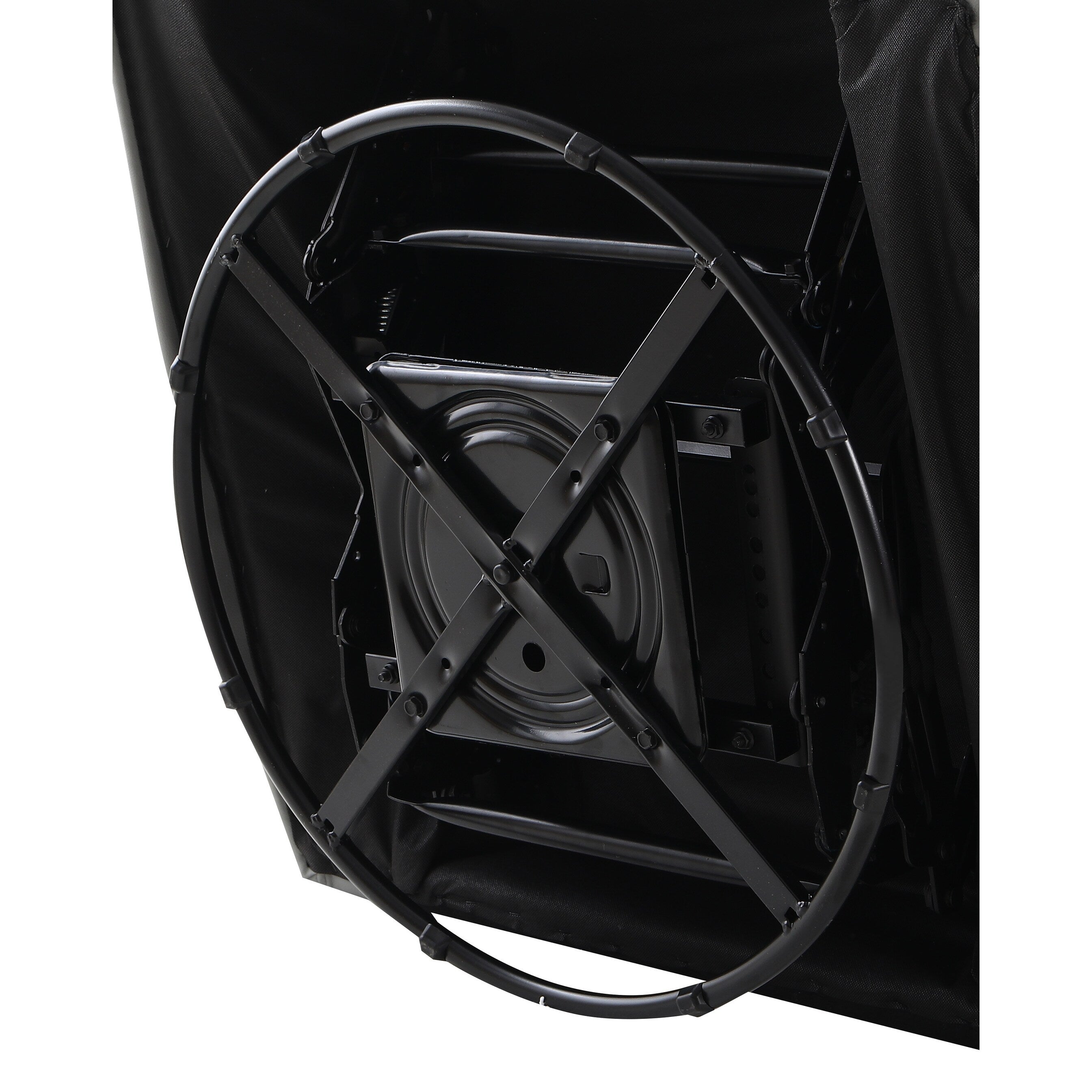 Fauteuil inclinable manuel pivotant à 360° en cuir synthétique gris clair avec protection anti-salissure pour les pieds et tissu résistant aux rayures des chats