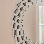 Miroir mural Lileas Glam par Christopher Knight Home - Argent