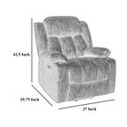 Fauteuil inclinable releveur électrique Limi, marron camel, port USB, porte-gobelets