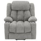 Fauteuil inclinable électrique Limi, gris clair, port USB, porte-gobelets