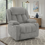 Fauteuil inclinable électrique Limi, gris clair, port USB, porte-gobelets