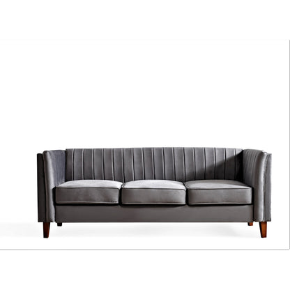 Canapé design carré capitonné Line