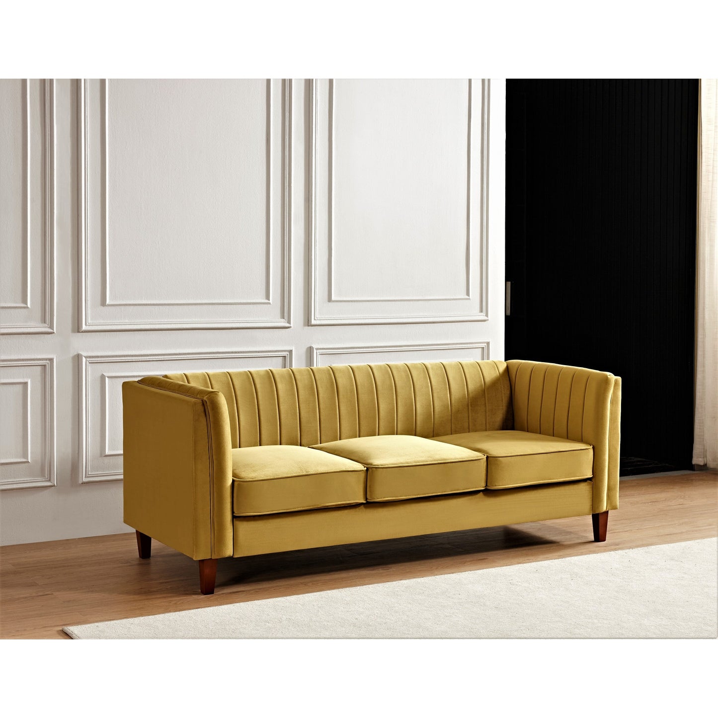Canapé design carré capitonné Line