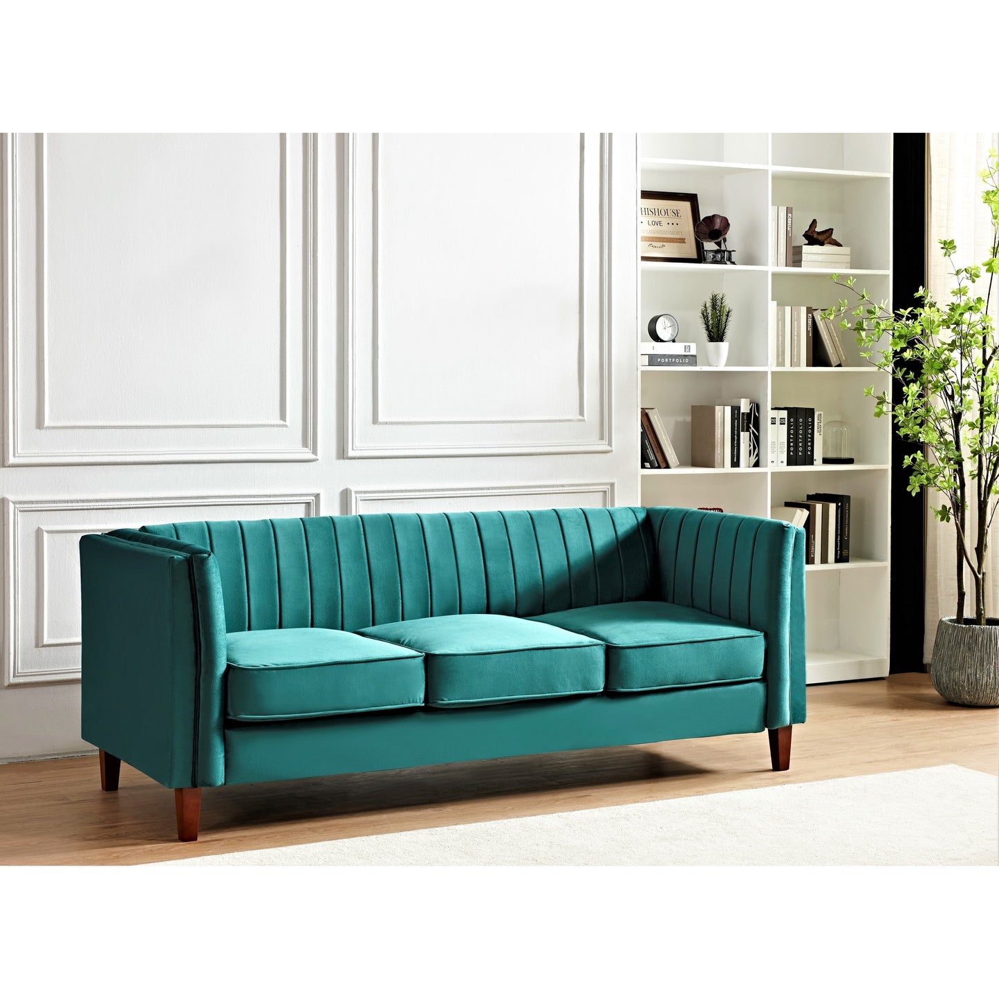 Canapé design carré capitonné Line
