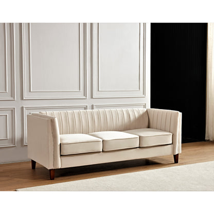 Canapé design carré capitonné Line