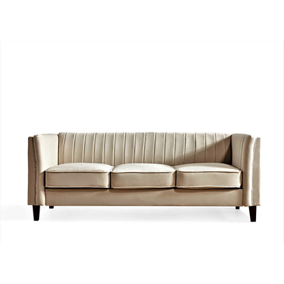 Canapé design carré capitonné Line