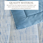 Parure de couette réversible toutes saisons en duvet synthétique Linery &amp; Co.