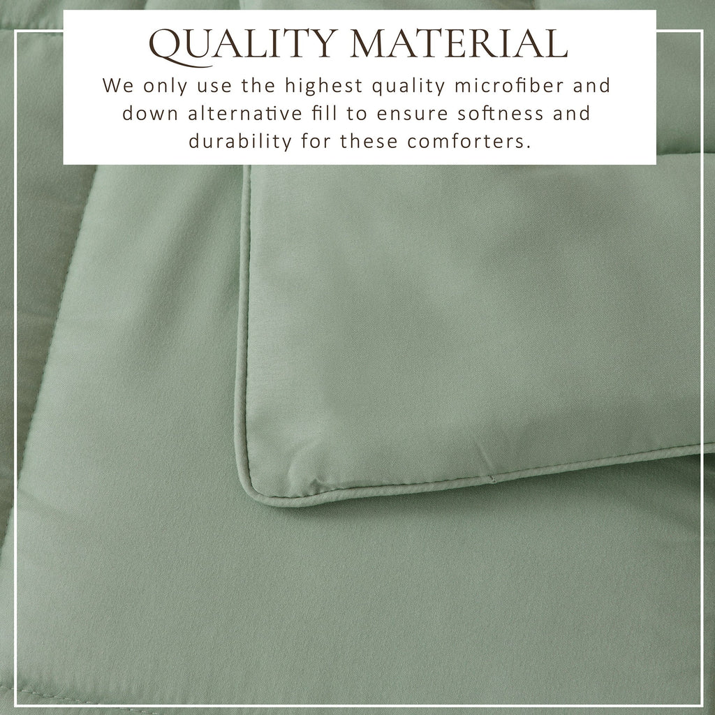 Parure de couette réversible toutes saisons en duvet synthétique Linery &amp; Co.