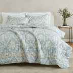 Parure de couette réversible toutes saisons en duvet synthétique Linery &amp; Co.