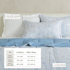 Parure de couette réversible toutes saisons en duvet synthétique Linery &amp; Co.