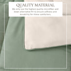 Parure de couette réversible toutes saisons en duvet synthétique Linery &amp; Co.