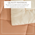 Parure de couette réversible toutes saisons en duvet synthétique Linery &amp; Co.