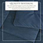 Parure de couette réversible toutes saisons en duvet synthétique Linery &amp; Co.