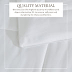Parure de couette réversible toutes saisons en duvet synthétique Linery &amp; Co.