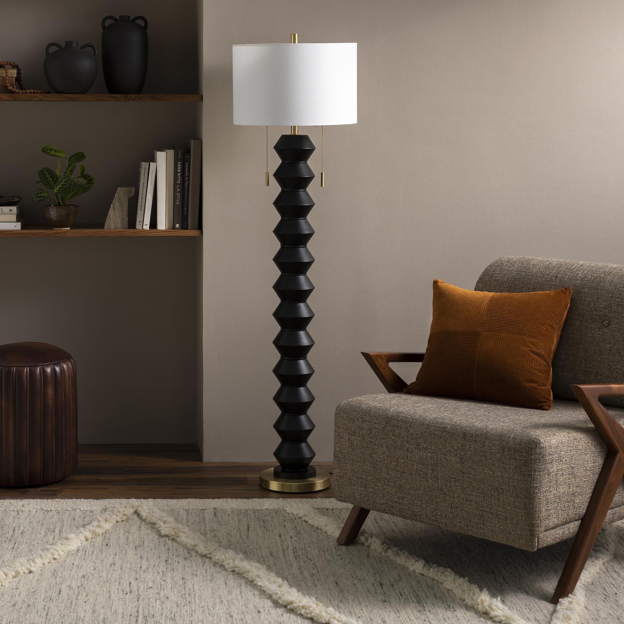 Lampadaire d'appoint moderne Rogow de Livabliss