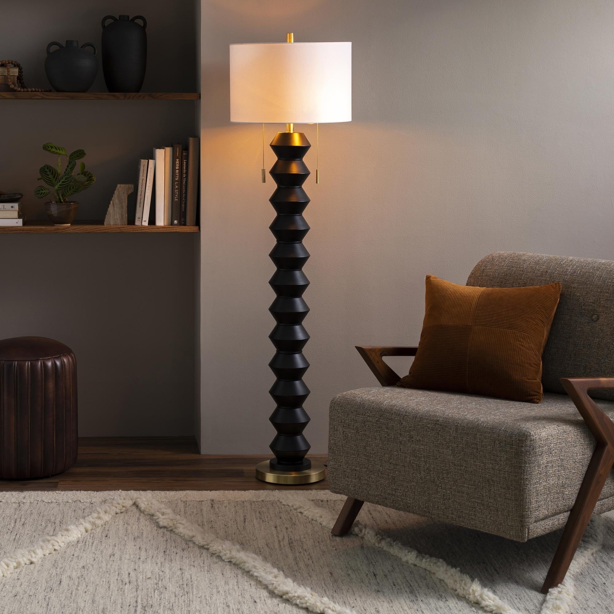 Lampadaire d'appoint moderne Rogow de Livabliss