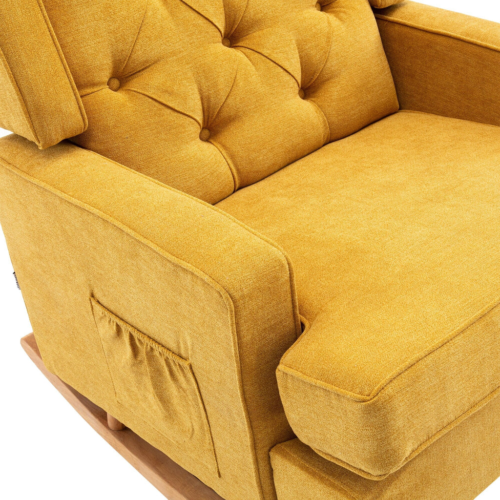 Fauteuil à bascule confortable pour le salon