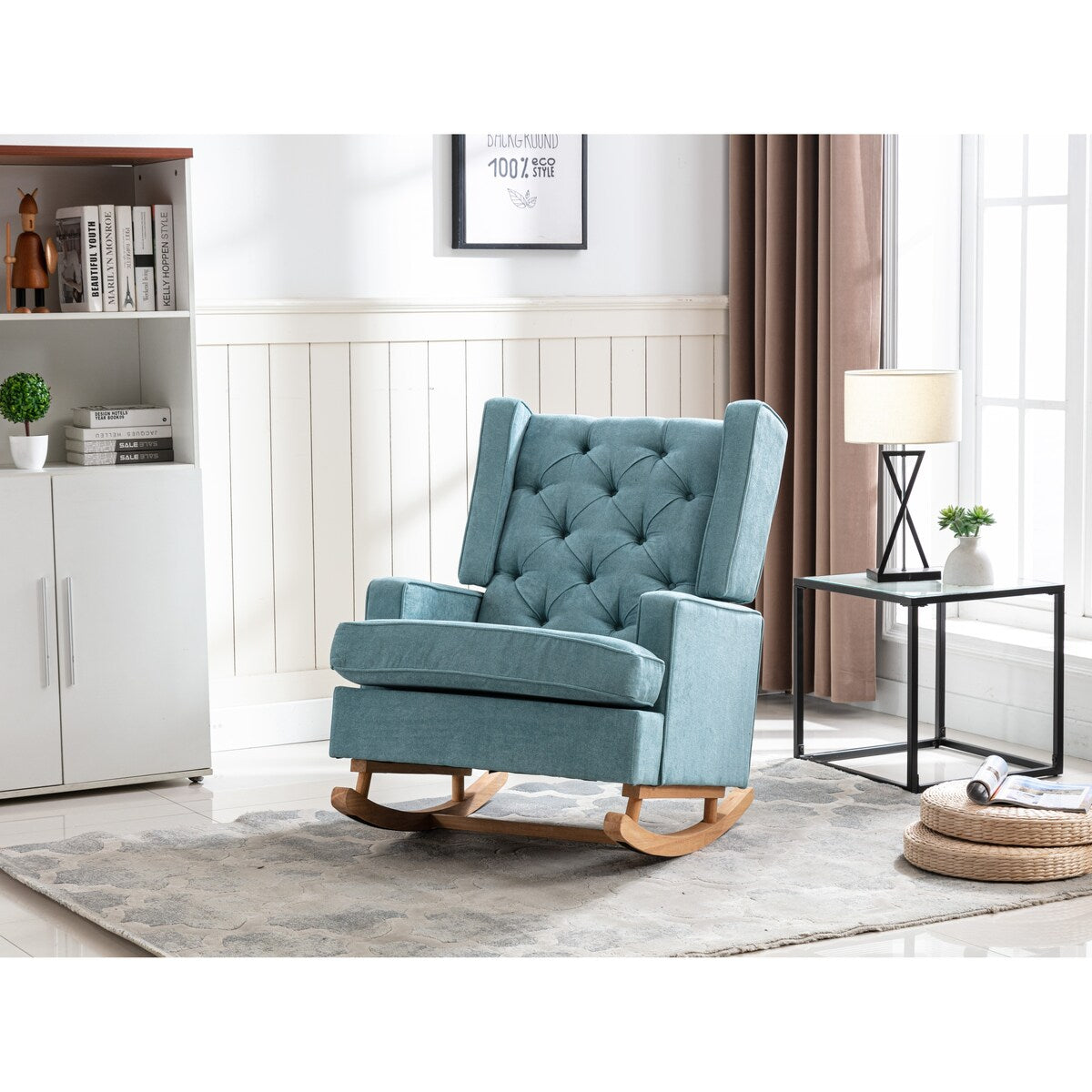 Fauteuil à bascule confortable pour le salon