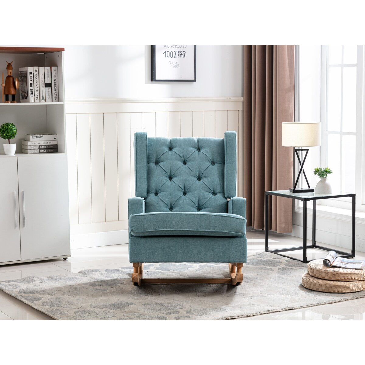 Fauteuil à bascule confortable pour le salon