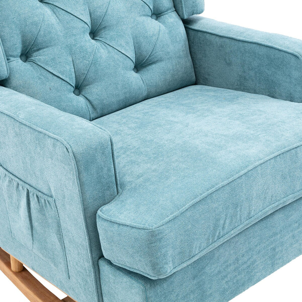 Fauteuil à bascule confortable pour le salon