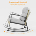 Ensemble de bistrot à bascule 3 pièces Livoosun, mobilier de jardin, ensemble de 2 chaises de patio avec table d'appoint pour jardin