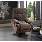 Fauteuil inclinable à double moteur Liyasi OKIN pour personnes âgées, inclinable à 180°, position infinie, avec massage thermique
