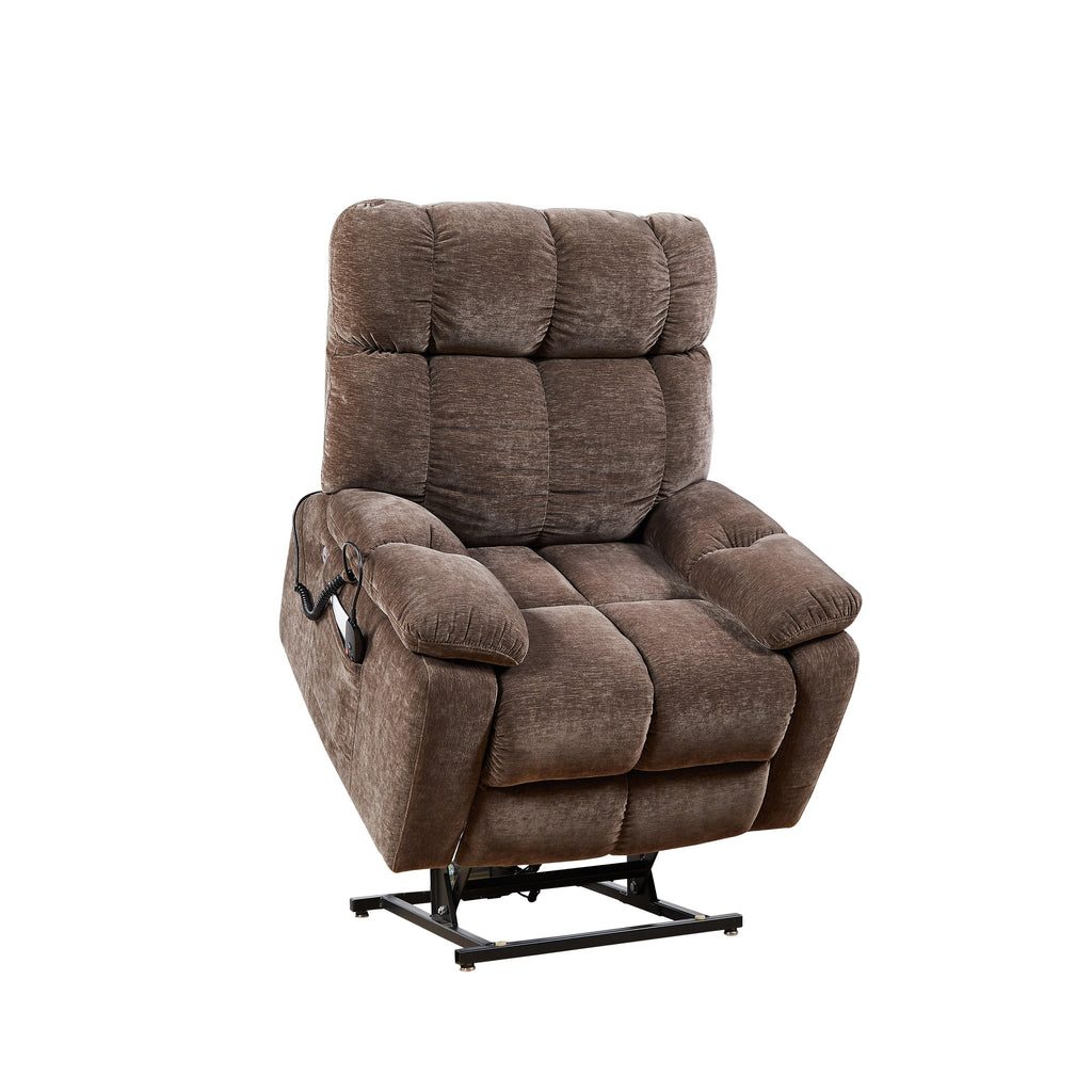 Fauteuil inclinable à double moteur Liyasi OKIN pour personnes âgées, inclinable à 180°, position infinie, avec massage thermique