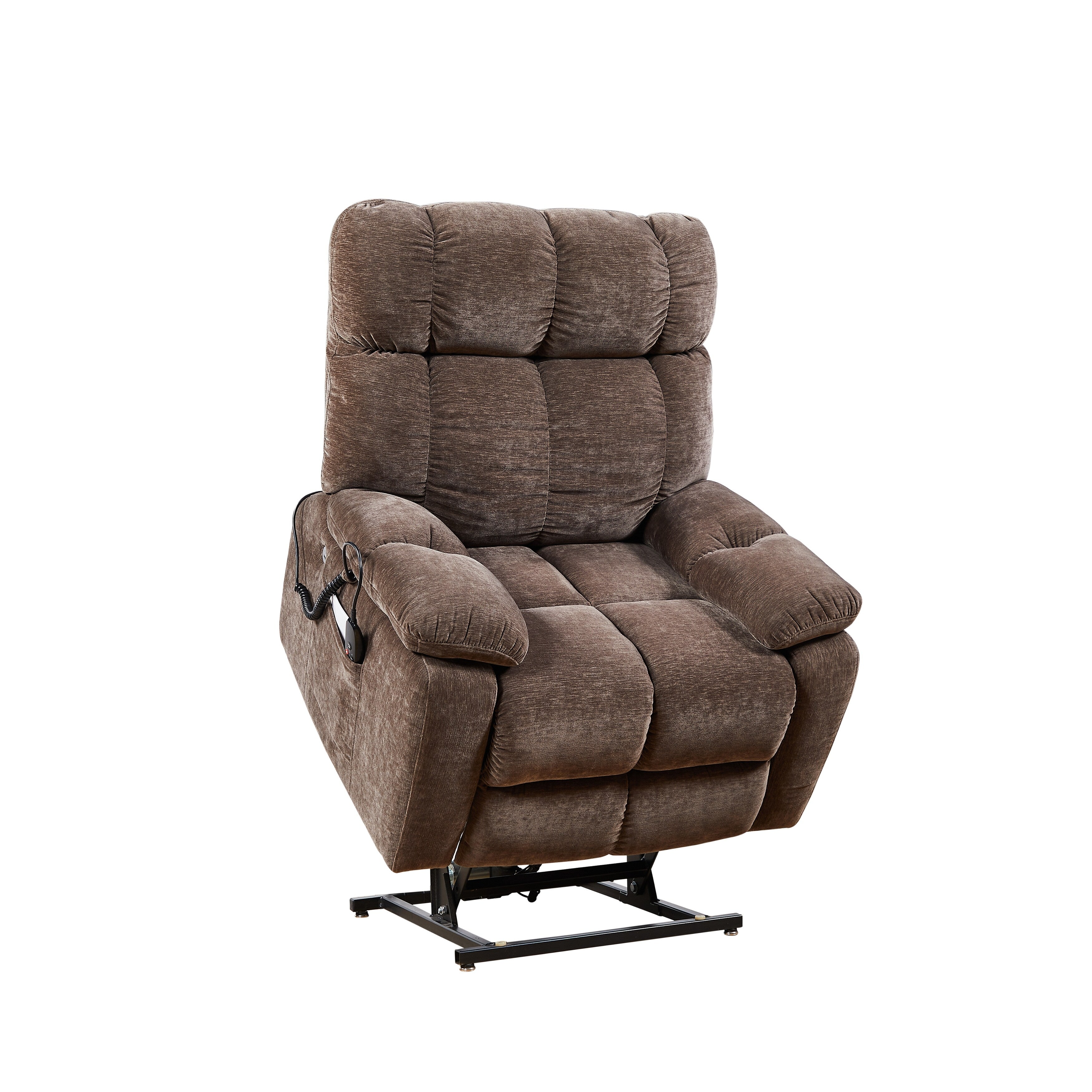 Fauteuil inclinable à double moteur Liyasi OKIN pour personnes âgées, inclinable à 180°, position infinie, avec massage thermique