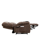 Fauteuil inclinable à double moteur Liyasi OKIN pour personnes âgées, inclinable à 180°, position infinie, avec massage thermique