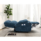 Fauteuil inclinable à double moteur Liyasi OKIN pour personnes âgées, inclinable à 180°, position infinie, avec massage thermique