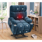 Fauteuil inclinable à double moteur Liyasi OKIN pour personnes âgées, inclinable à 180°, position infinie, avec massage thermique