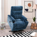 Fauteuil inclinable électrique Liyasi avec massage et chauffage pour personnes âgées