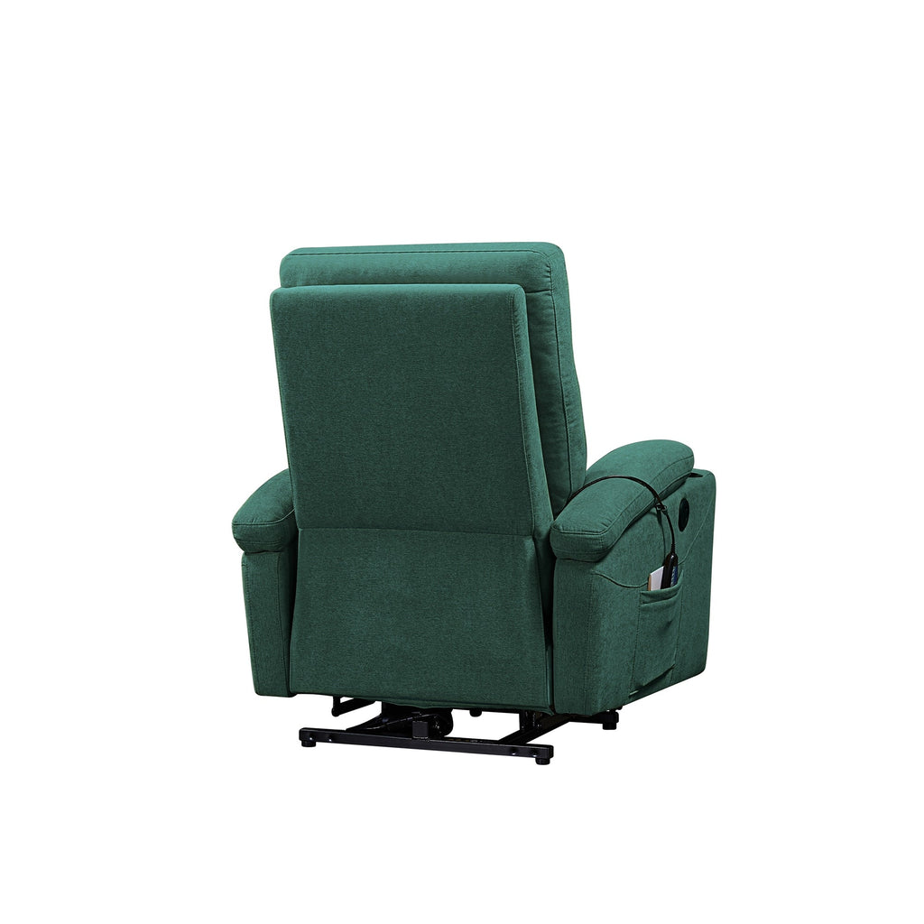 Fauteuil inclinable électrique Liyasi avec massage et chauffage pour personnes âgées