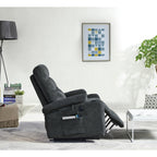 Fauteuil inclinable électrique Liyasi avec massage et chauffage pour personnes âgées