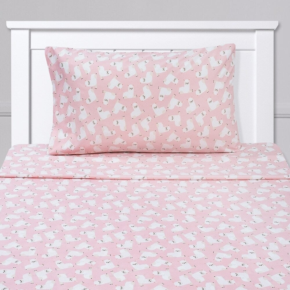Parure de draps Lamas de Sweet Home Collection - Multi