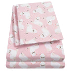 Parure de draps Lamas de Sweet Home Collection - Multi
