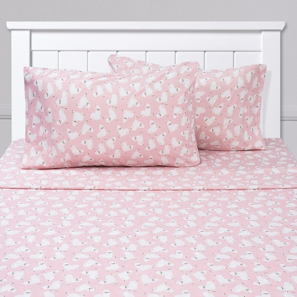 Parure de draps Lamas de Sweet Home Collection - Multi
