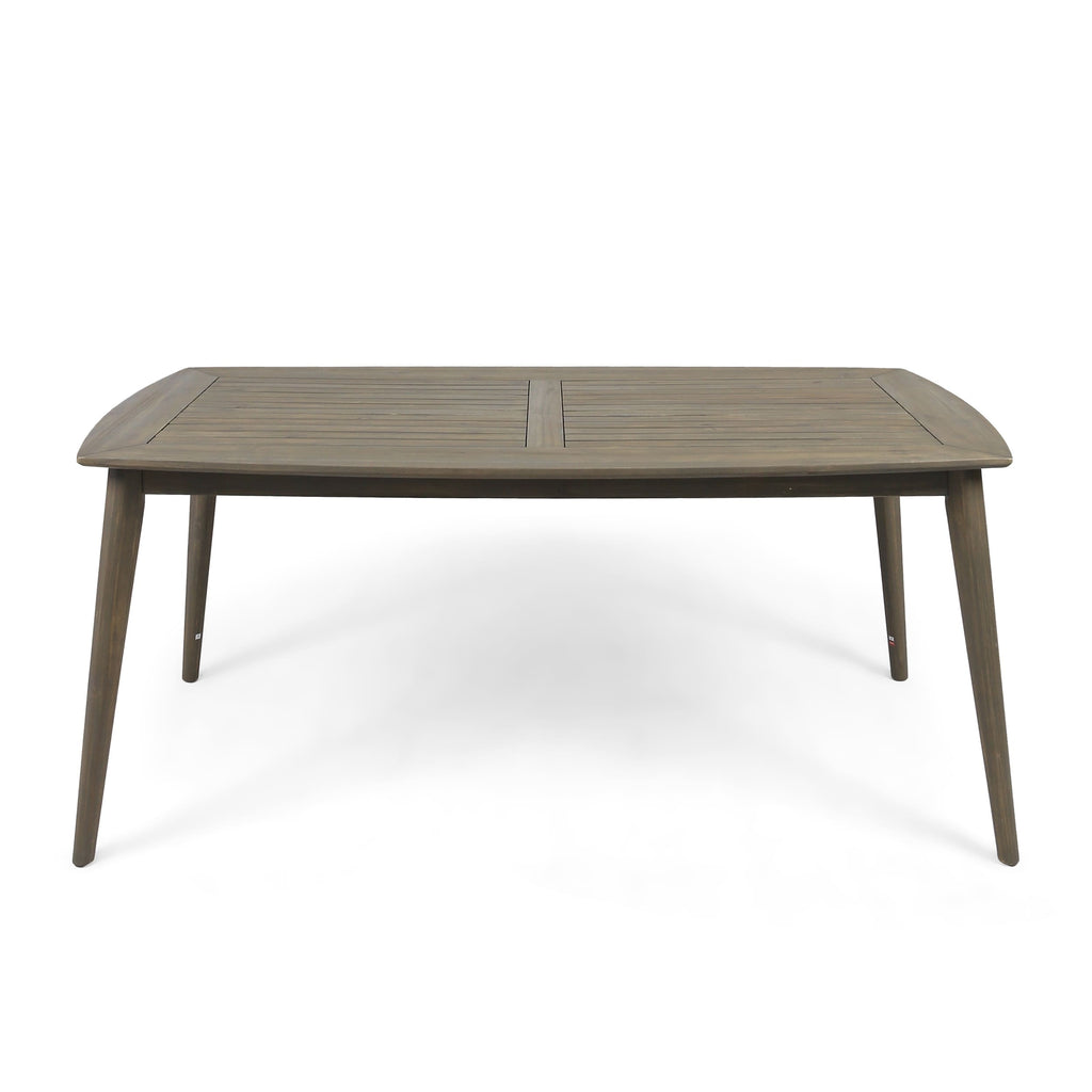 Ensemble de salle à manger d'extérieur Llano 7 pièces en acacia par Christopher Knight Home