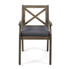 Ensemble de salle à manger d'extérieur Llano 7 pièces en acacia par Christopher Knight Home